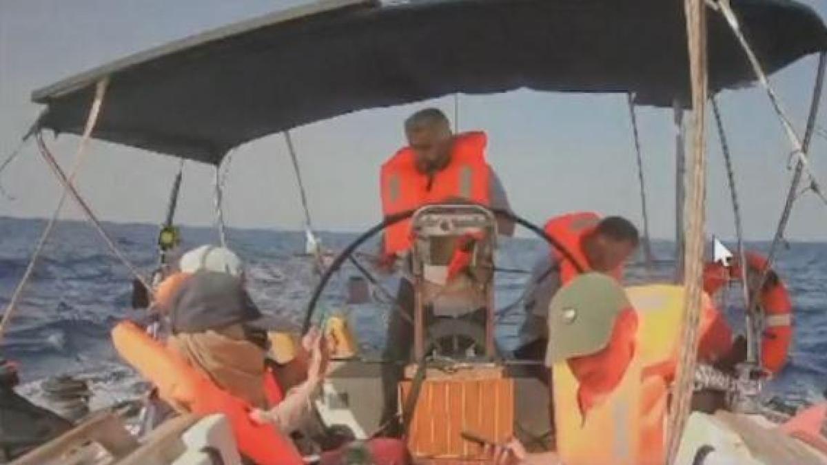 El Marinette, el único barco de la Flotilla que ha conseguido burlar al Ejército israelí y continúa avanzando camino a Gaza