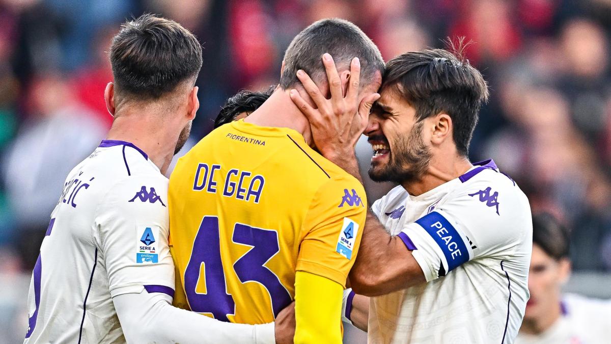 De Gea amarga a De Rossi en su regreso a los banquillos