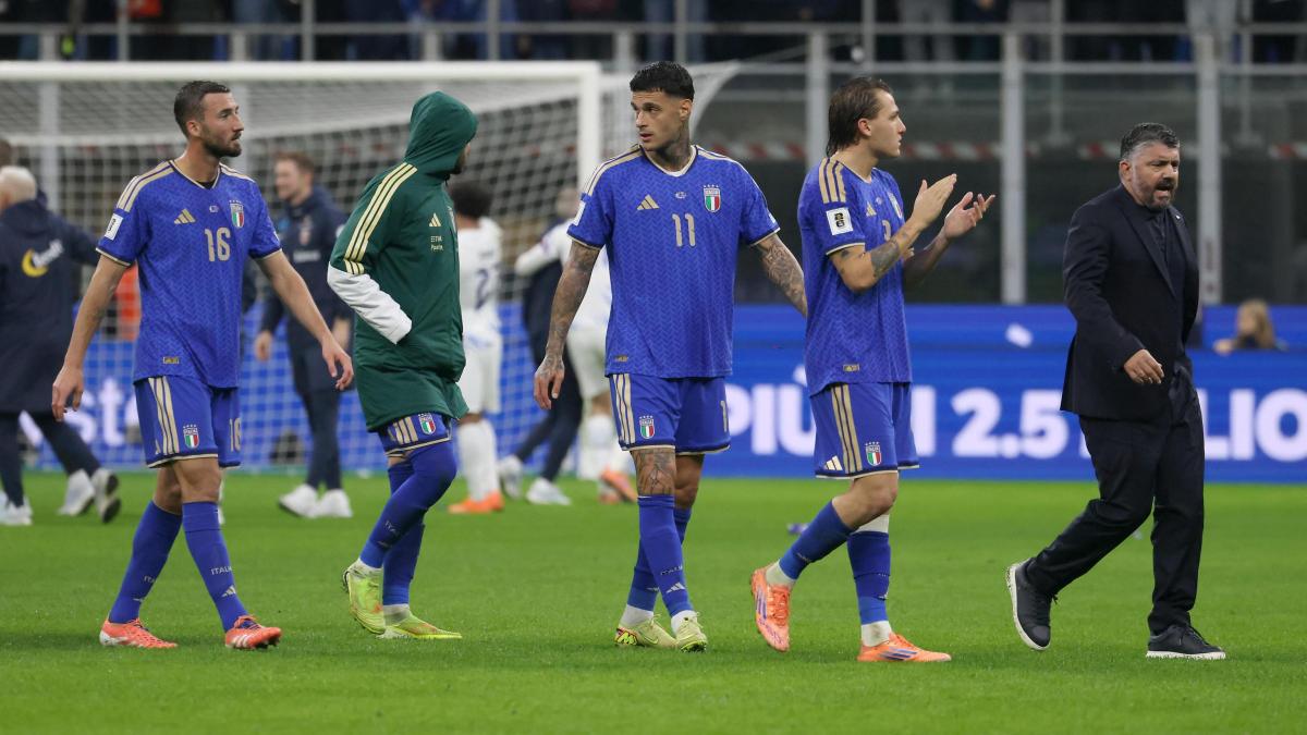 Italia y otras 21 selecciones miran a la repesca: así funciona el sorteo de este jueves