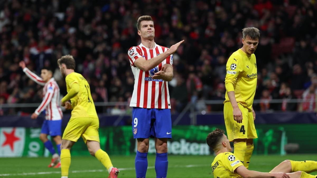 1-2. El Atlético se quedó sin Top-8, sin goleada, sin victoria y sin puntos ante el Bodo