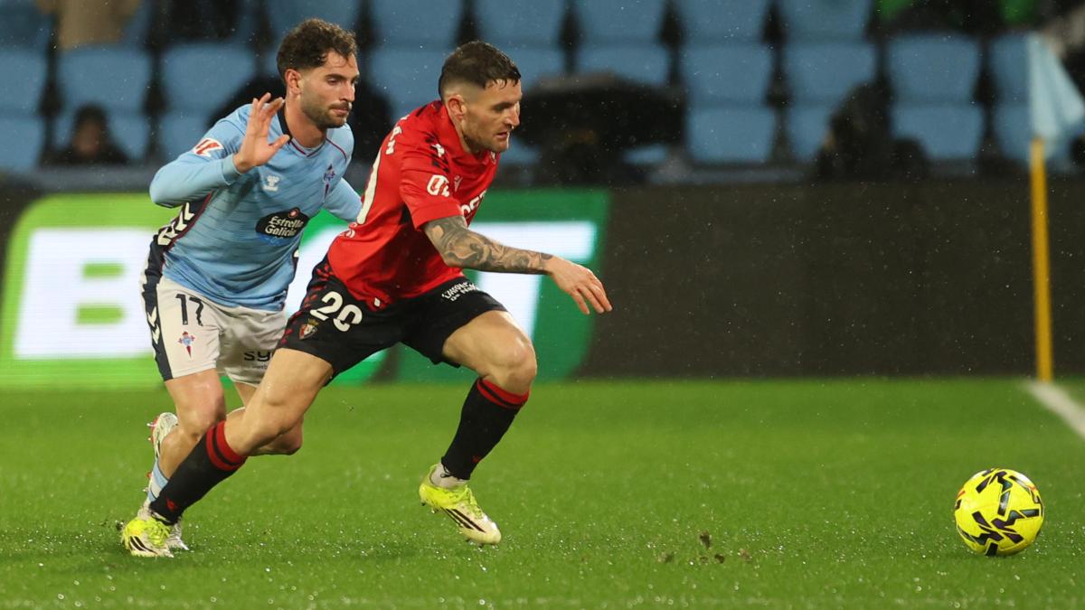 Osasuna tira de efectividad bajo la lluvia y sigue lanzado