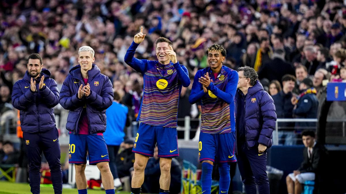 La efusiva reacción de Lamine tras el gol de su amigo Bernal