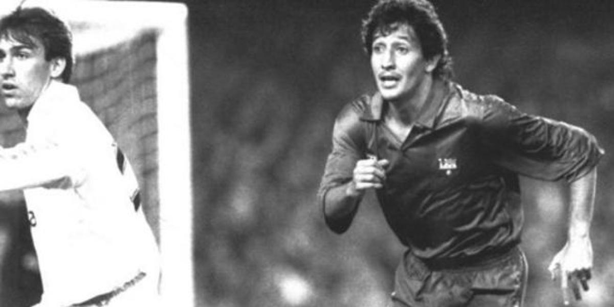 El celebrado único gol de Romerito