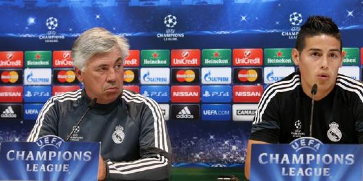 Ancelotti y James, enemigos íntimos