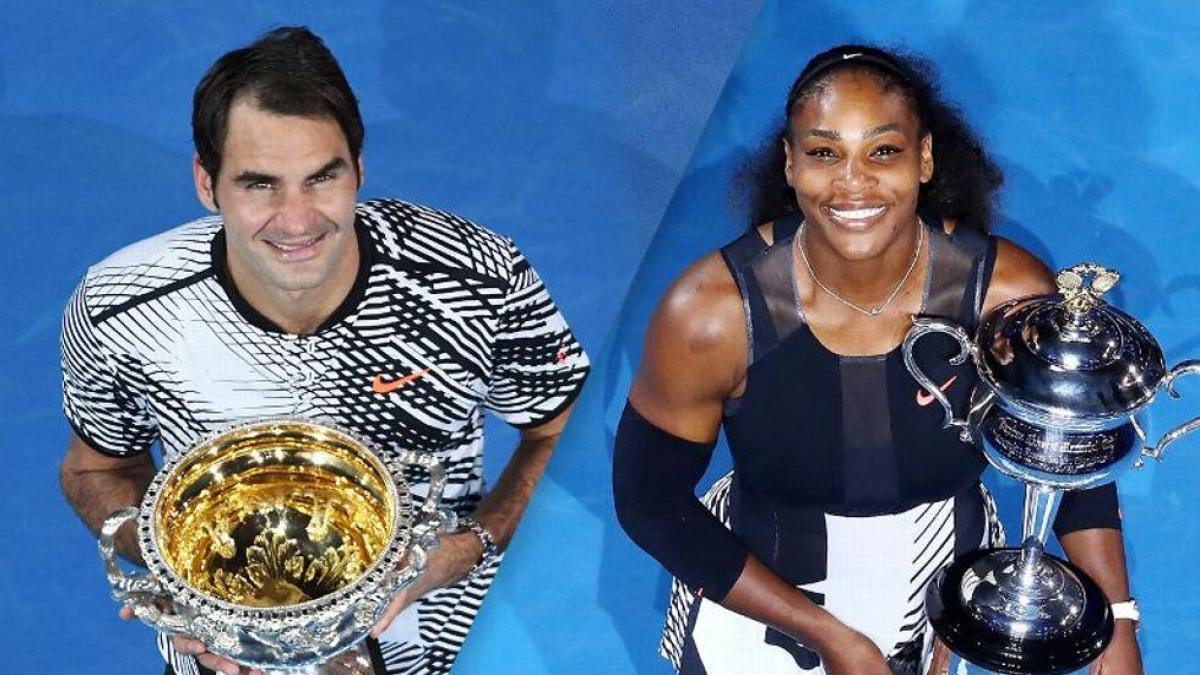 Serena Williams dice adiós a Roger Federer