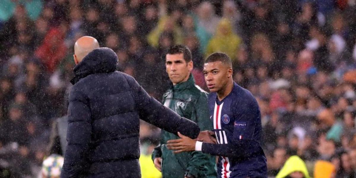 Zidane, posible enemigo del Madrid por Mbappé