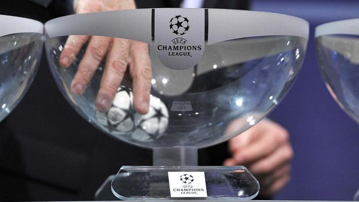 Así quedan los bombos del sorteo de la Champions League