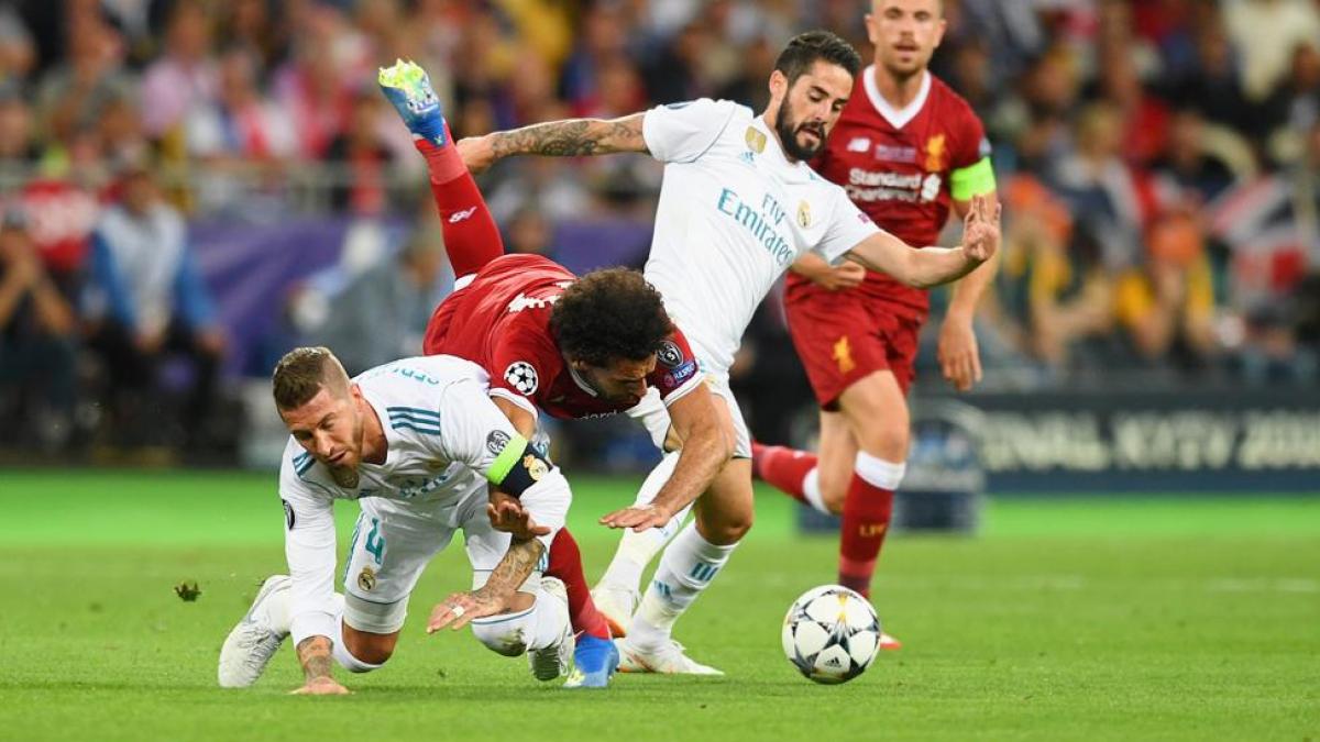 Salah no olvida: Me lesiono con Sergio Ramos