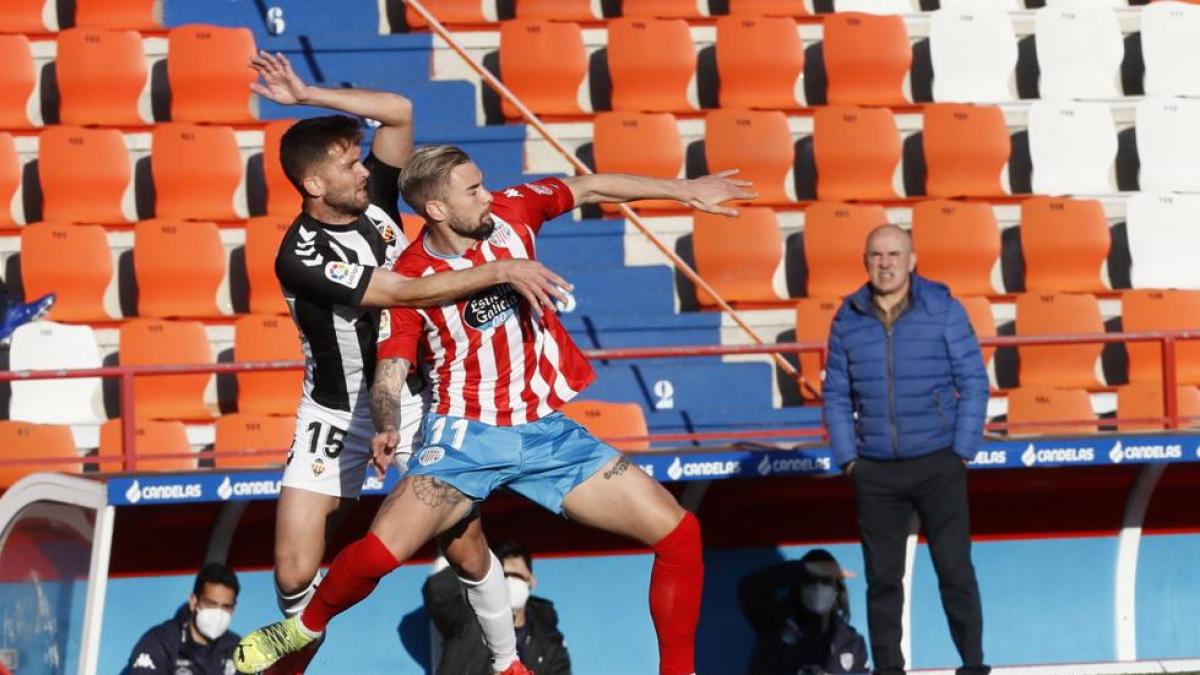 Un penalti a favor del Lugo acaba con un voluntarioso Alcorcón