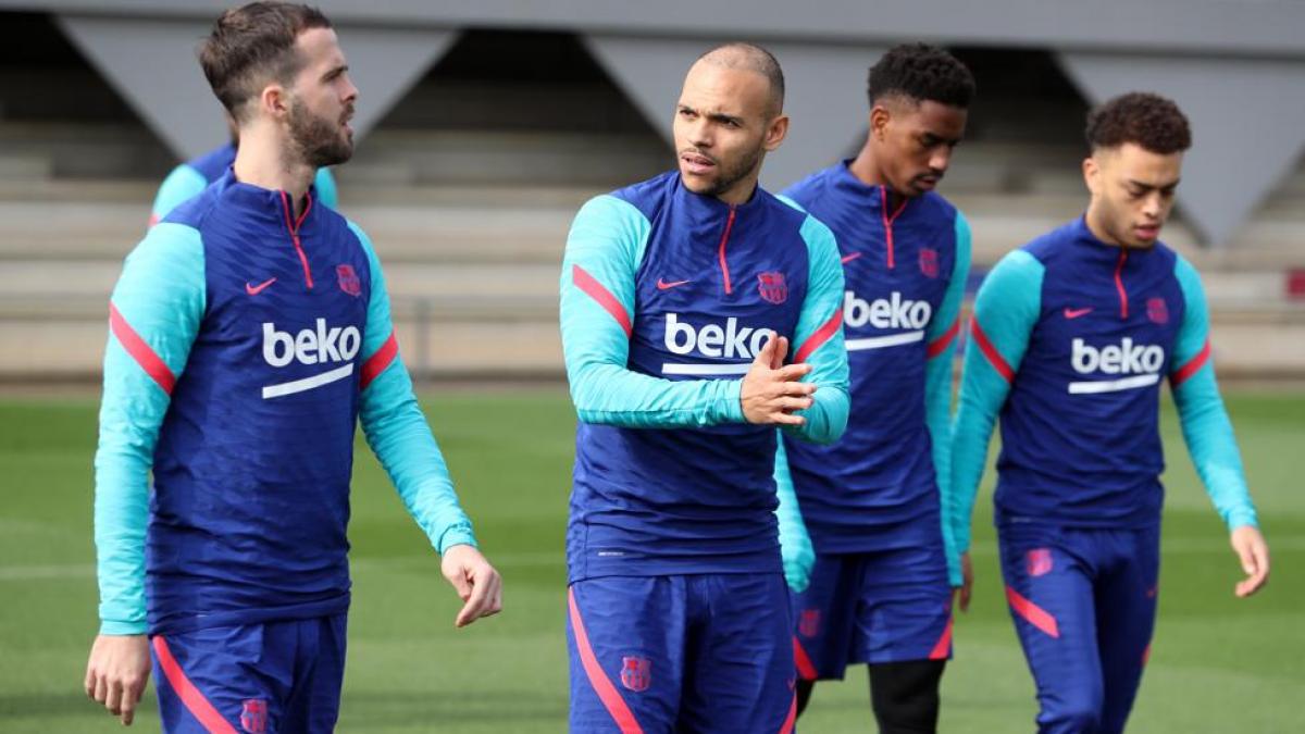 Braithwaite mantiene su idea de seguir en el Barça