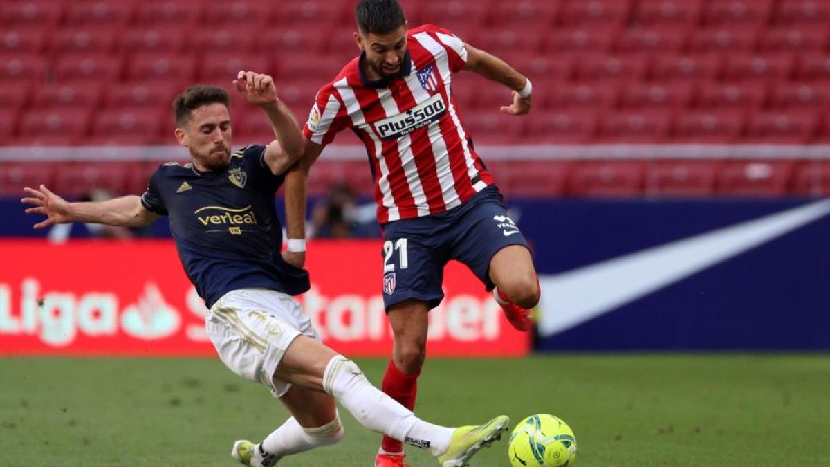 Los probables onces del Atlético-Osasuna