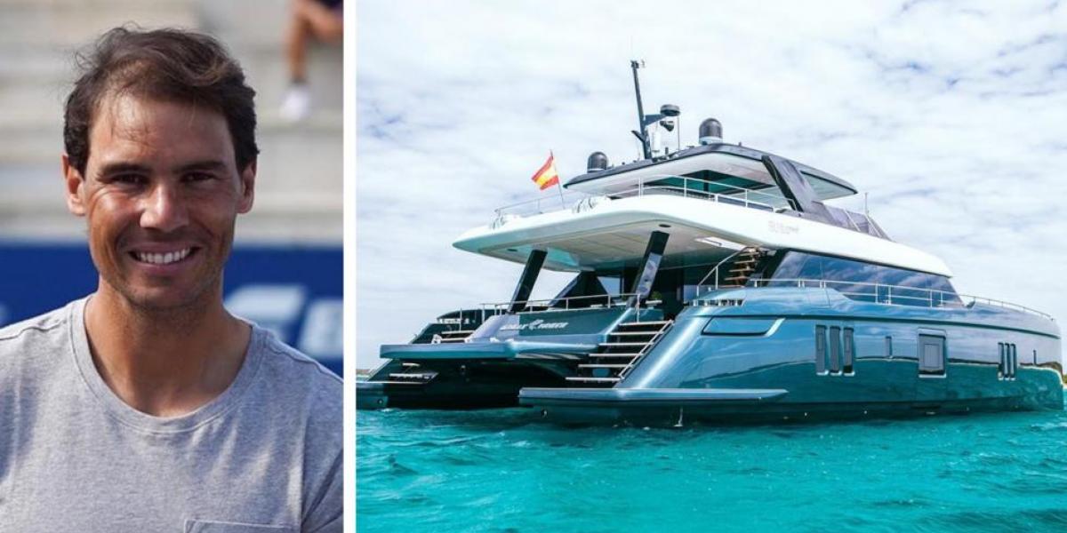 Nadal muestra su exclusivo yate de 5 millones de dólares: así es por dentro