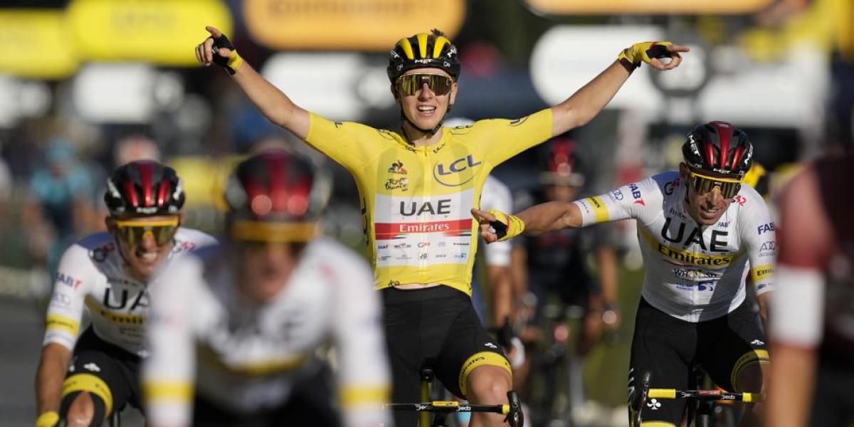 Pogacar, nuevo líder del ránking de la UCI con Alaphilippe cuarto