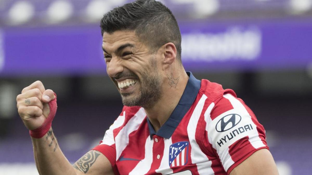 El Atlético celebra los 600 goles de Luis Suárez recordando uno muy especial