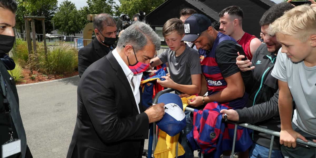 Joan Laporta ya está en Alemania para acudir al Stuttgart-Barça
