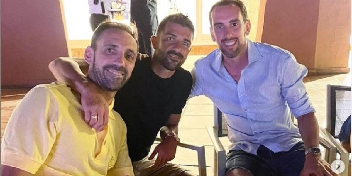 La foto de Godín que emociona a los atléticos... ¡y a Griezmann!