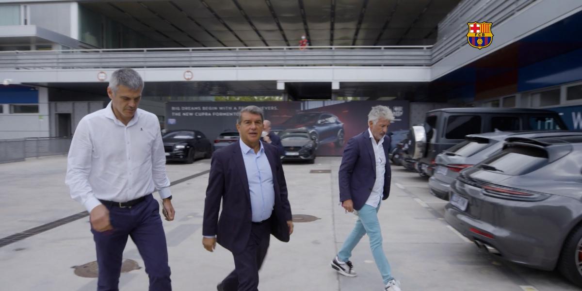 Laporta se vio con Koeman en la Ciutat Esportiva