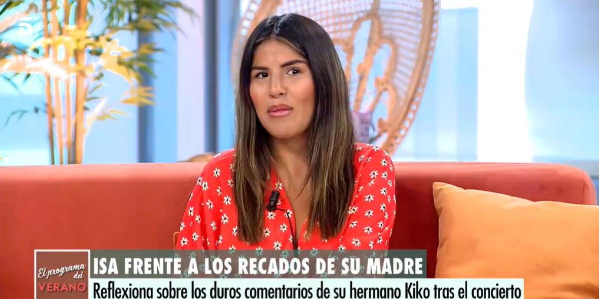 Isa Pantoja aclara por qué no fue al concierto de su madre en Jerez de la Frontera