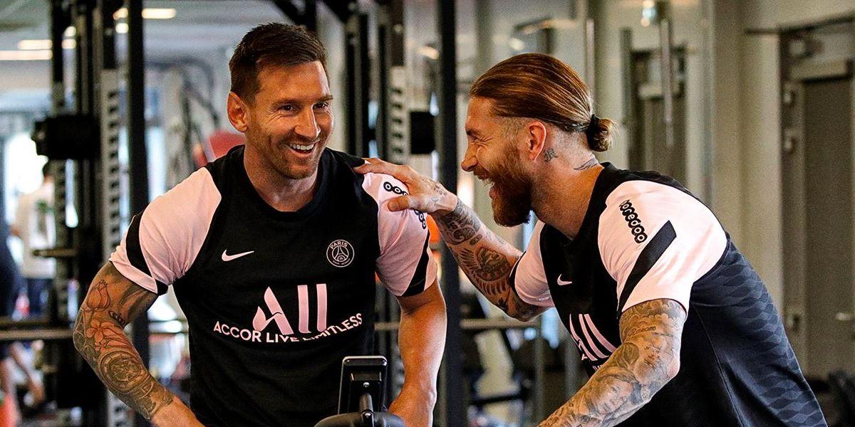 Sergio Ramos, otra vez con el grupo