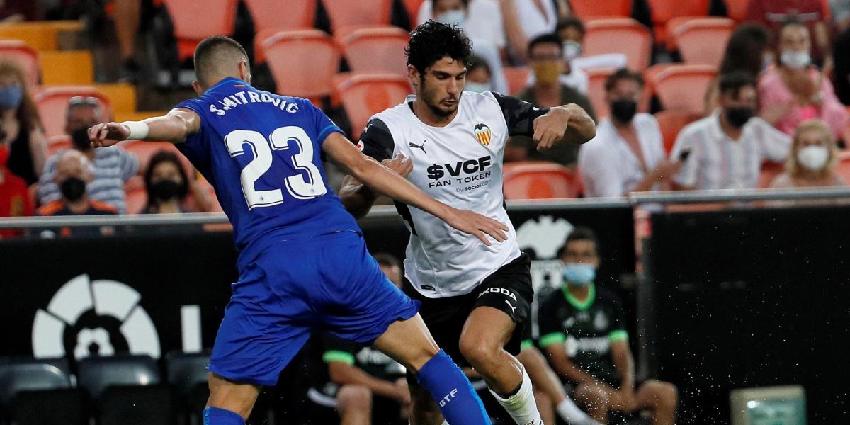 Valencia-Getafe, en imágenes