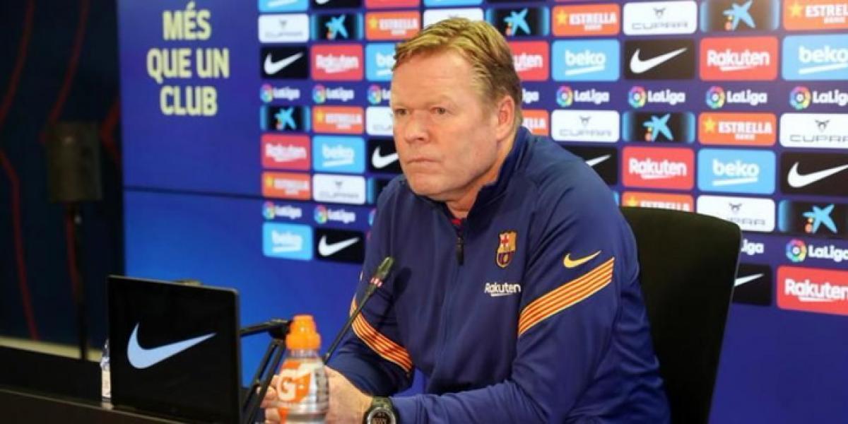 La rueda de prensa de Ronald Koeman, en streaming