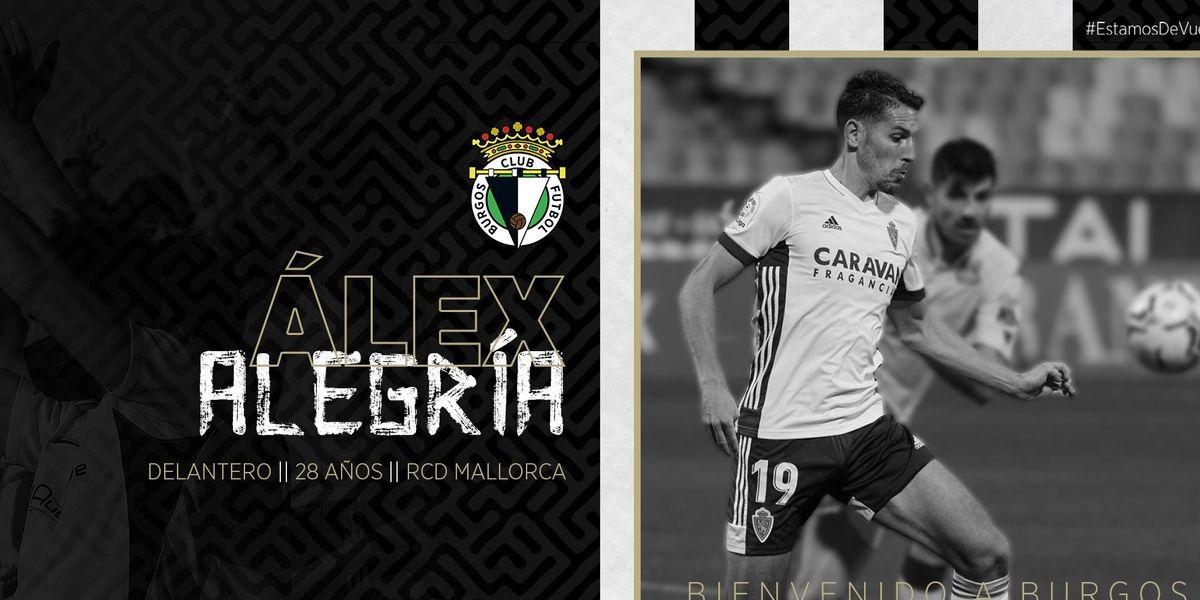 El Mallorca cede a Álex Alegría al Burgos