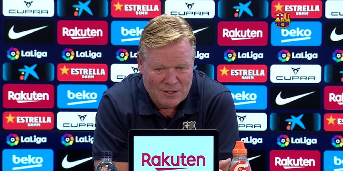 Koeman: Las molestias de Piqué no son nada