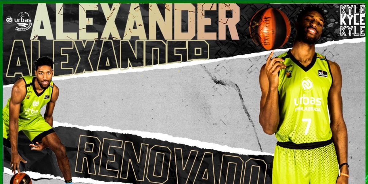 Kyle Alexander renueva con el Fuenlabrada hasta 2022