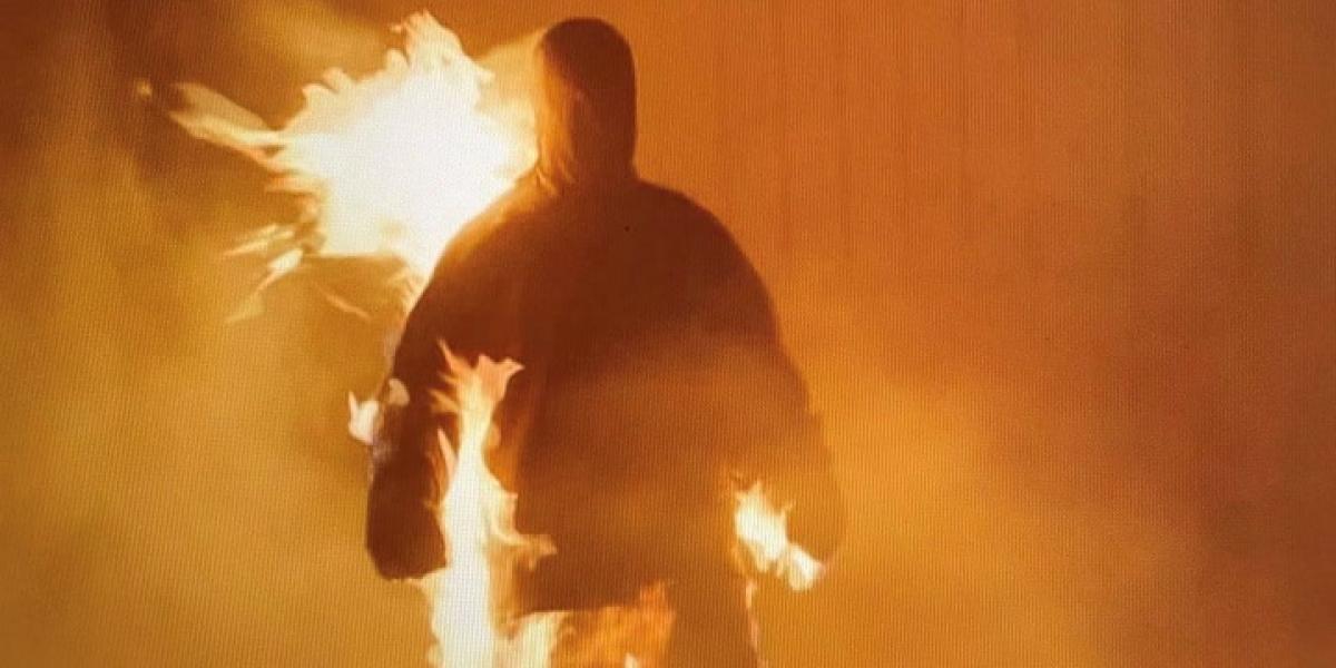 Kanye West se prende fuego y deja atónitos a todos