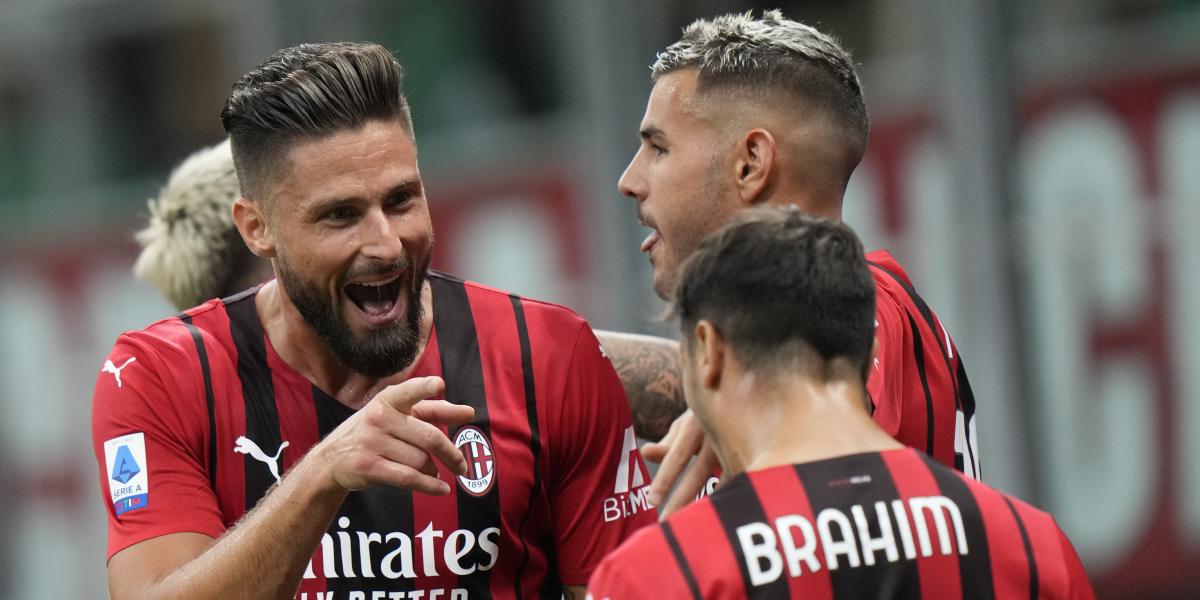 Giroud y Brahim lideran la goleada de un Milan que ilusiona (4-1)
