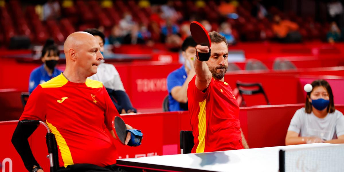 Álvaro Valera y Jordi Morales, pareja de bronce en tenis de mesa