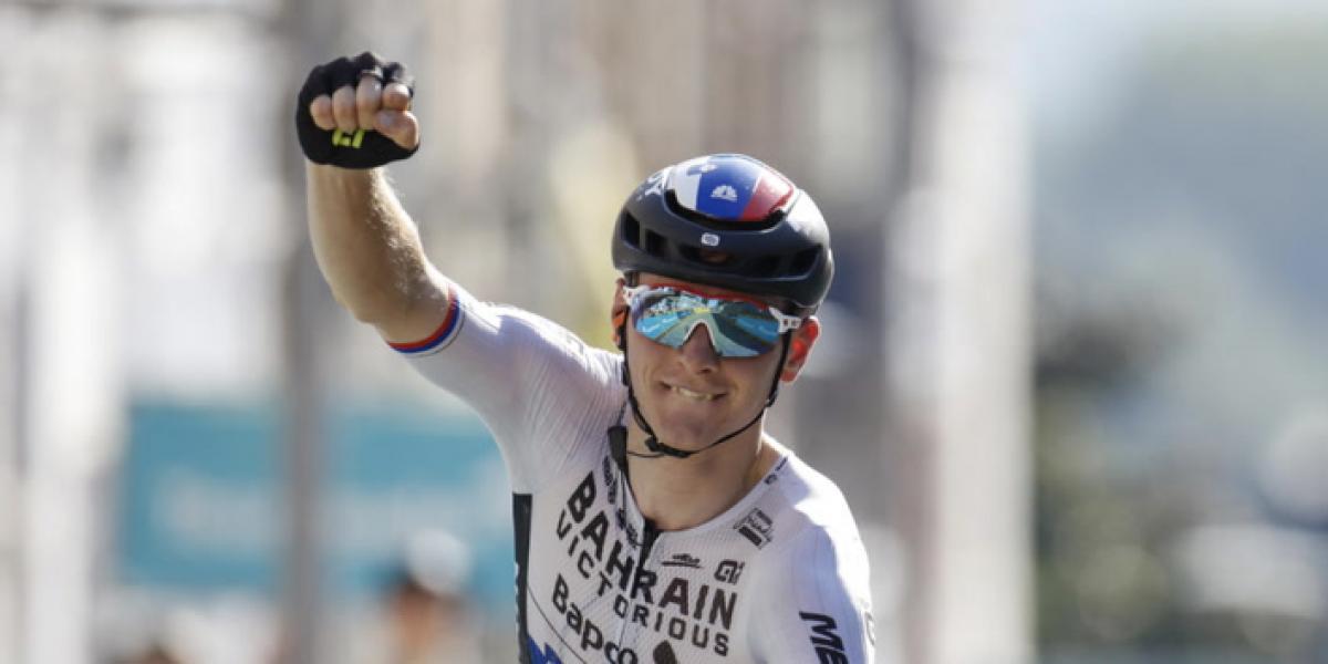 Doblete espectacular del equipo Bahrain: Etapa para Mohoric y general para Colbrelli