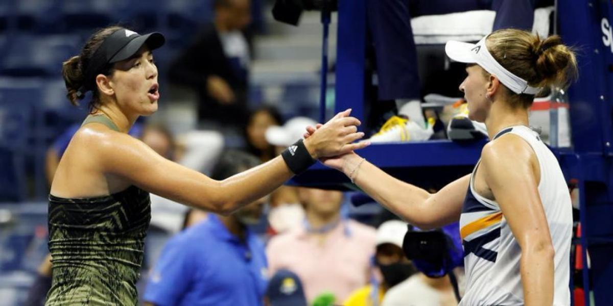 Resumen del partido de octavos Open USA: Garbiñe Muguruza molesta con Krejcikova.