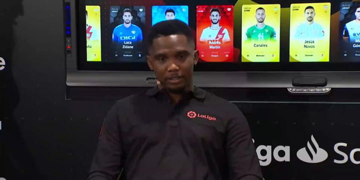 Etoo cita a un león entre sus tres jugadores favoritos de la Liga