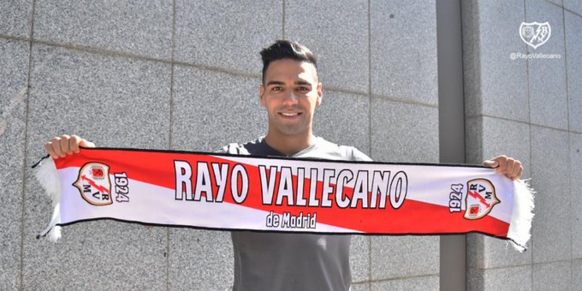 Falcao aterriza en Madrid para su desafío con el Rayo