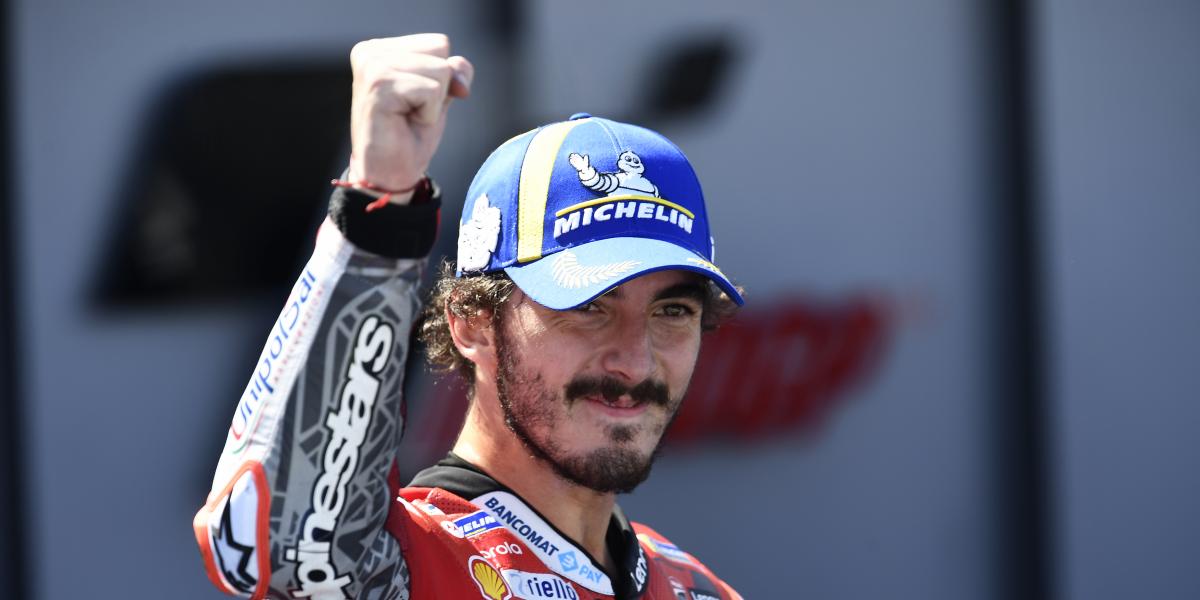 Bagnaia cumplió con el mandato de Valentino Rossi