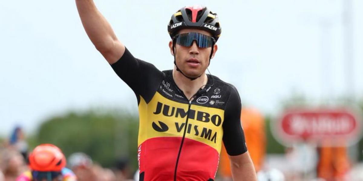 Victoria final de Van Aert en Gran Bretaña tras ganar la última etapa