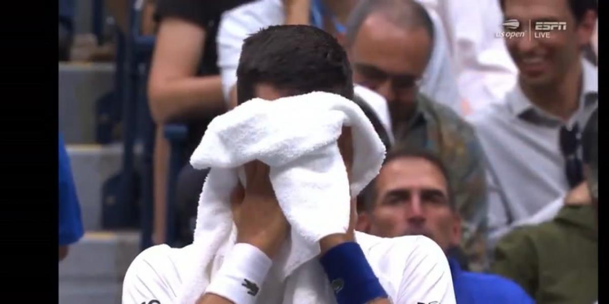 Novak Djokovic llora dos veces delante de las estrellas de Hollywood