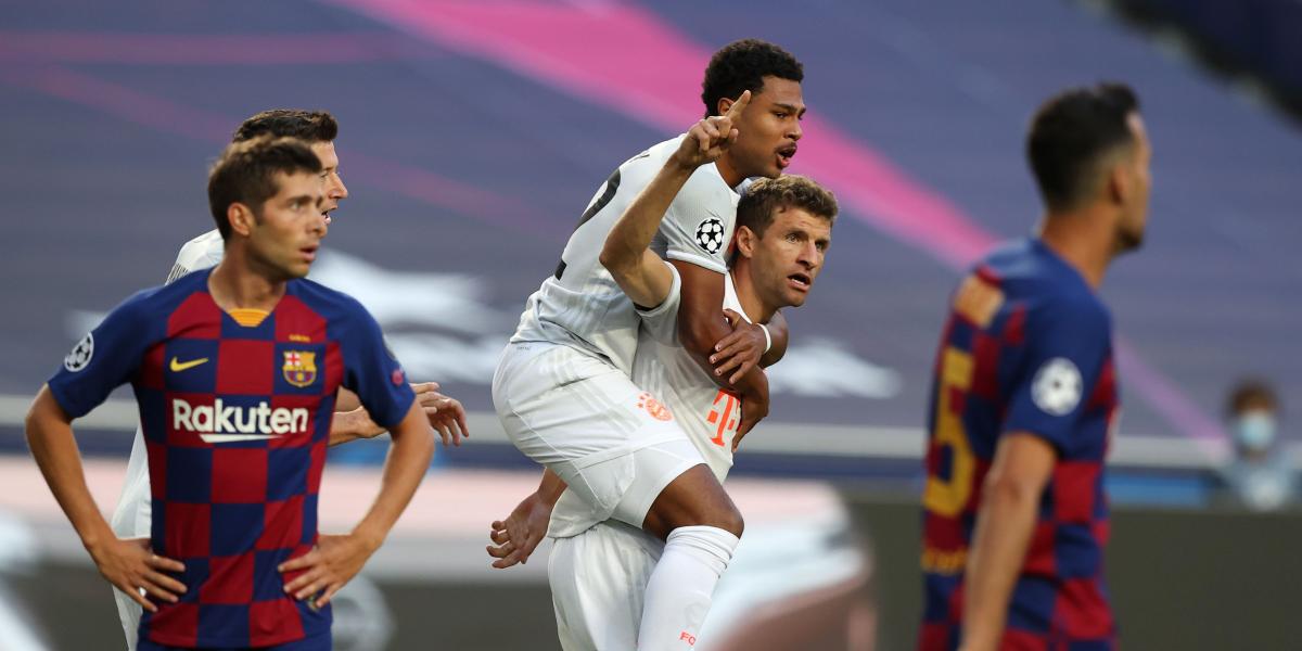 Müller, la bestia negra del Barça en la Champions