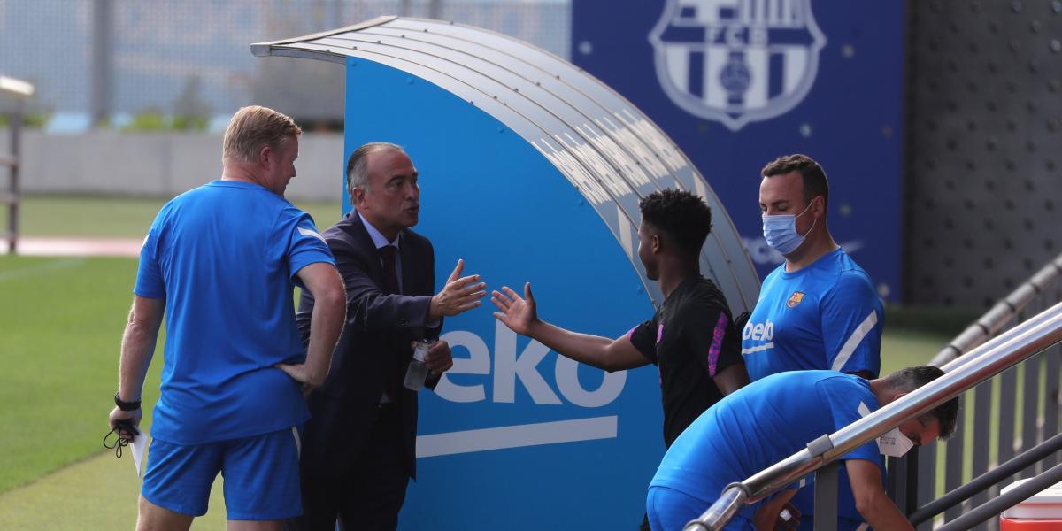 Yuste: El Barça no se ha planteado destituir a Koeman