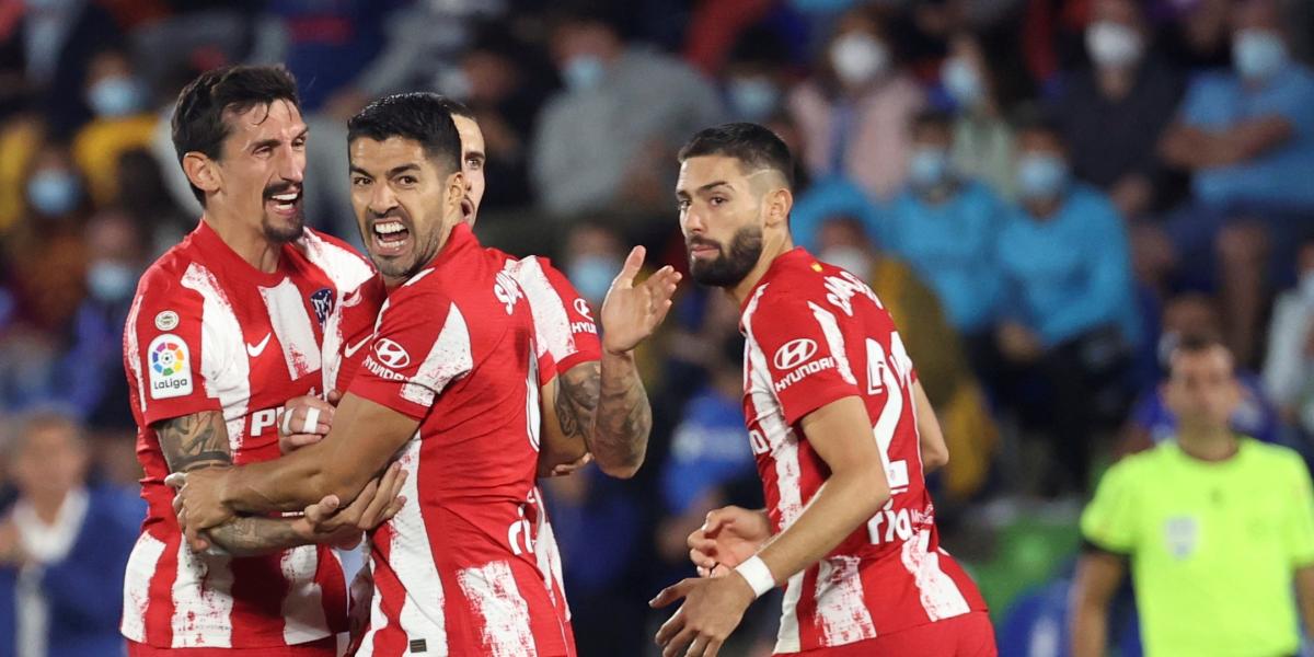 Luis Suárez rescata al Atlético en Getafe
