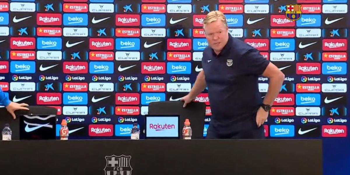El vídeo del comunicado de Ronald Koeman