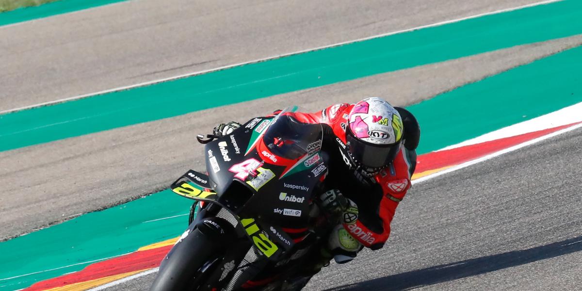 Aleix Espargaró marca el mejor tiempo del día en Misano