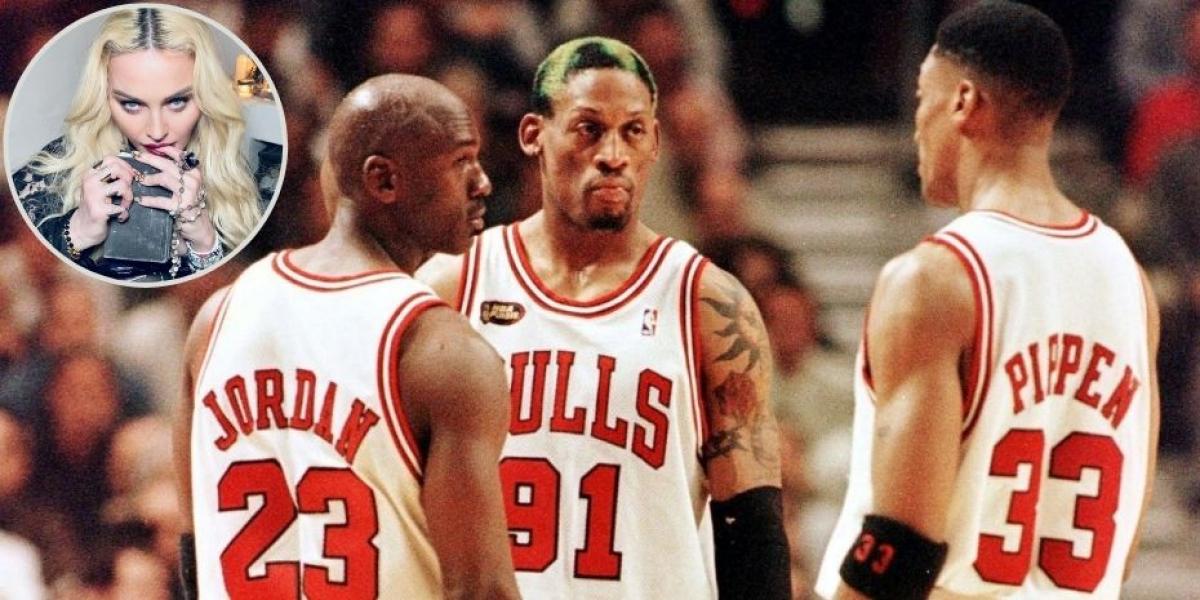 Salen a la luz los líos de Madonna con media NBA: Jordan, Pippen, Rodman...