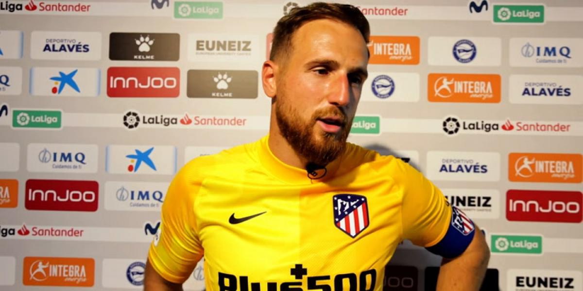 Oblak: Hay que demostrar que queremos ganar y pelear el título, no sólo jugar al fútbol