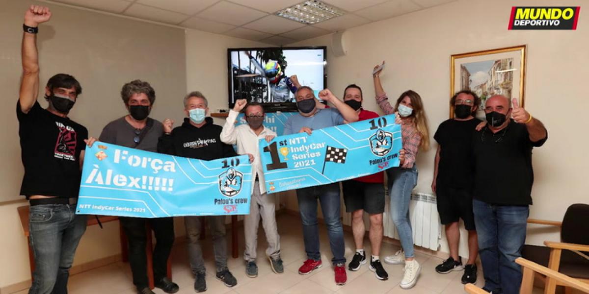 Así celebraron el título los vecinos de Alex Palou