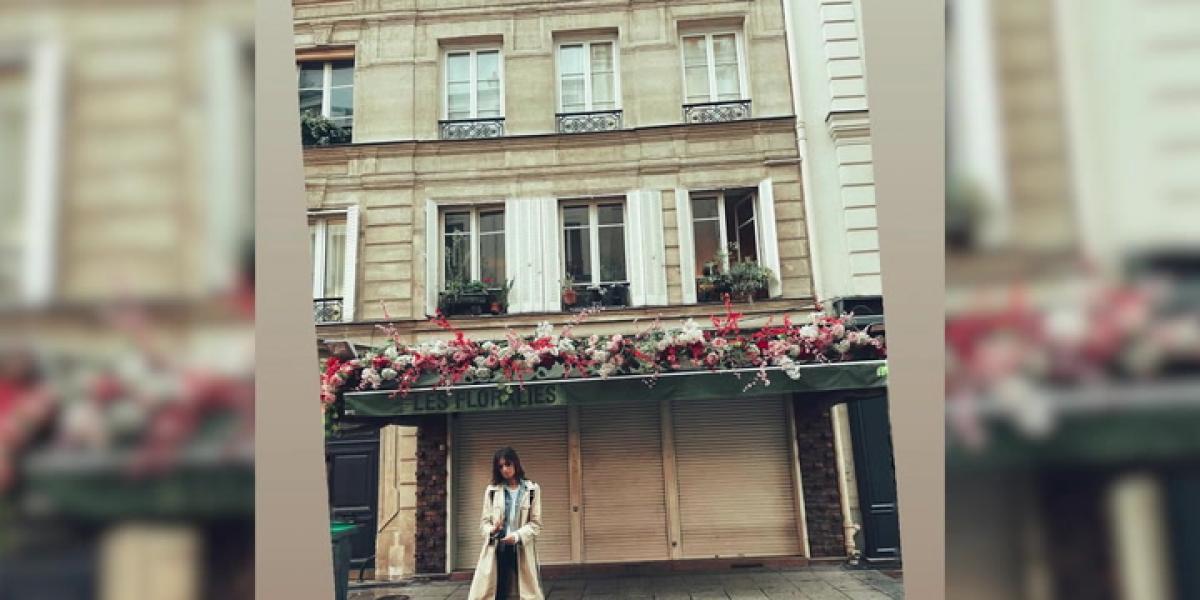 Sara Carbonero de viaje en París por trabajo