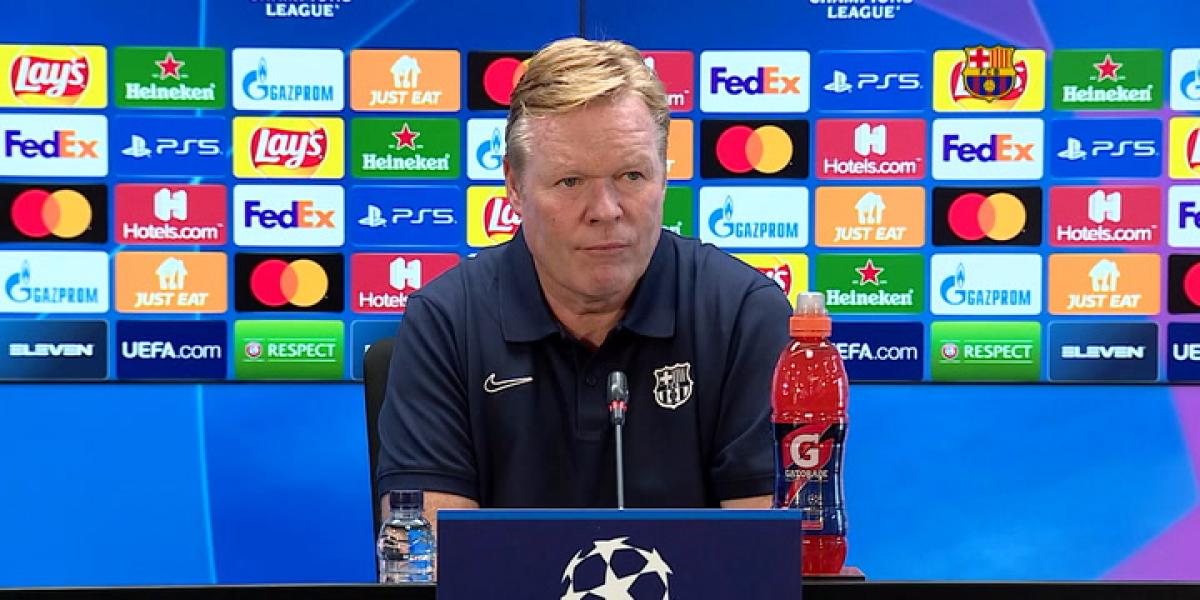 La rueda de prensa de Ronald Koeman, en streaming