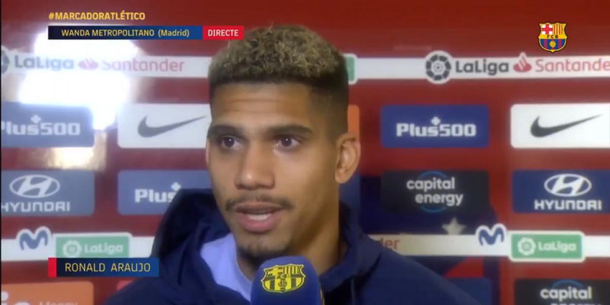 Araujo: Tenemos que trabajar bastante en todo