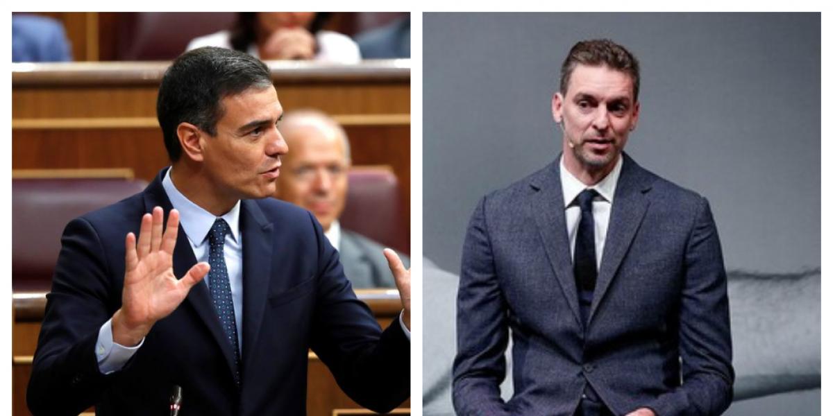Pedro Sánchez se pronuncia sobre la posible entrada en política de Pau Gasol